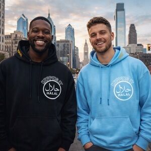 Light blue Master fashion hoodie